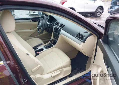 2013 Volkswagen Passat 2.5L Se from USA, damaged, VIN 1VWBP7A30DC082089